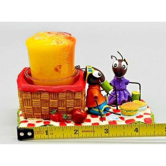 Yankee Candle Ant Picnic Summer Fruits Burger 4.5 inch Votive Holder 1190601 - Picture 10 of 10